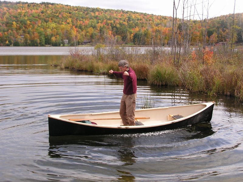 Performance testing of Adirondack Guideboat's 14-ft Vermont Fishing Dory