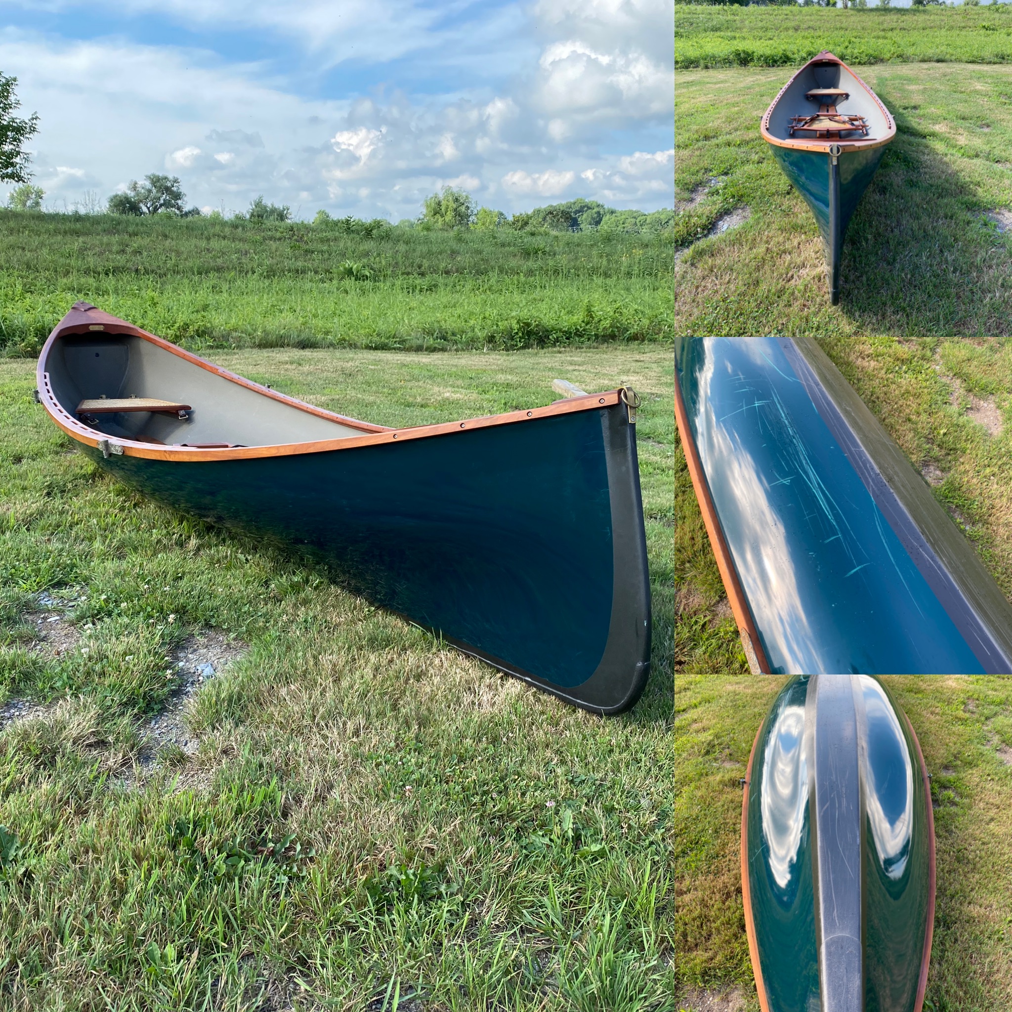 15’ Adirondack Guide Boat Kayak Alternative Canoe Alternative