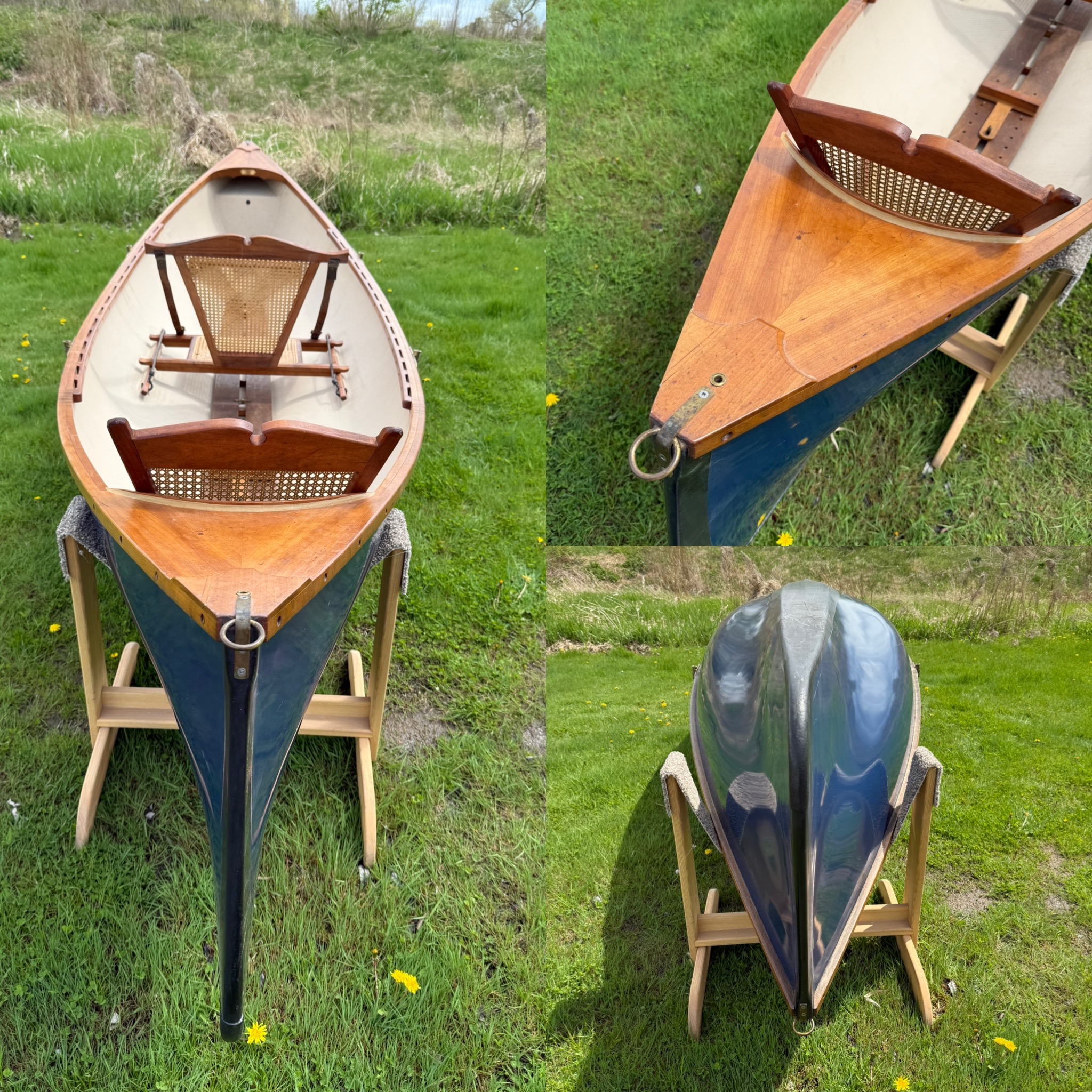 15’ Adirondack Guide Boat (used) Handmade Rowboat Company Row Boats