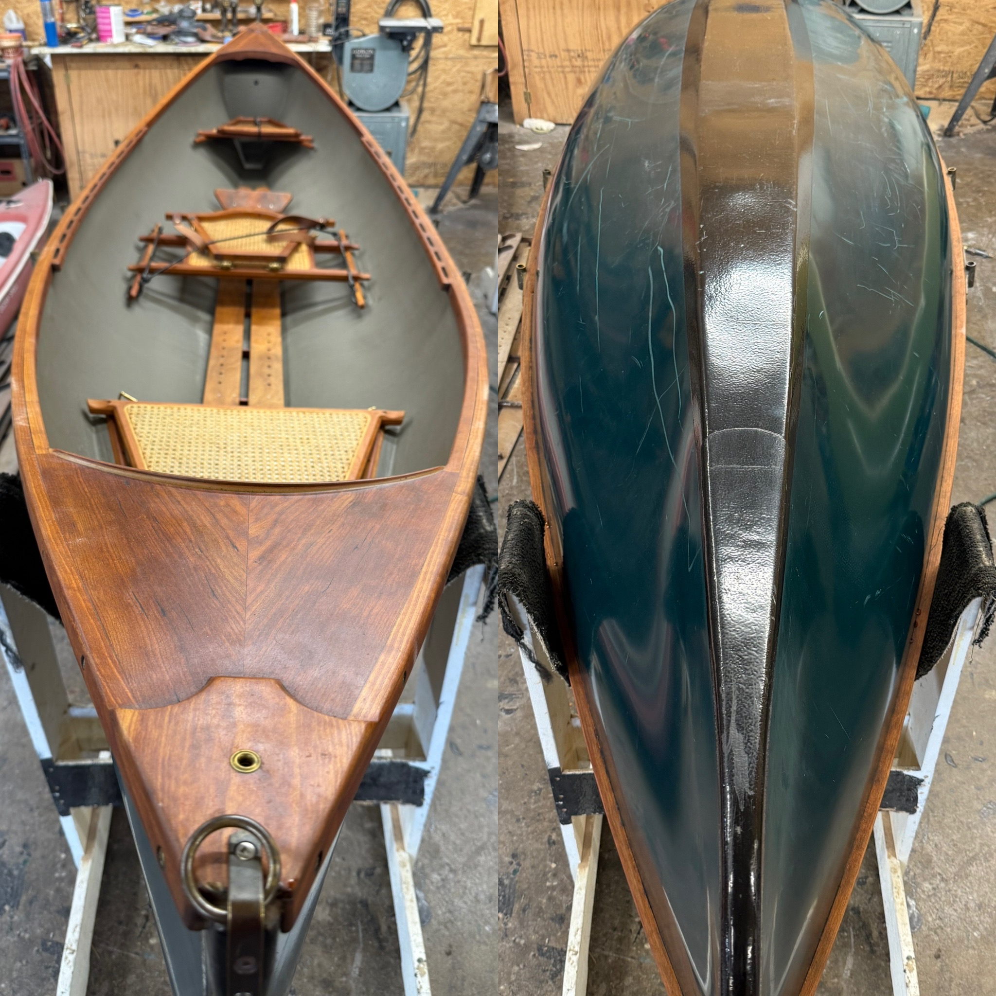 Rowboat Color 15’ Adirondack Guide Boat (used) - Handmade Rowboat Company | Row Boats ...